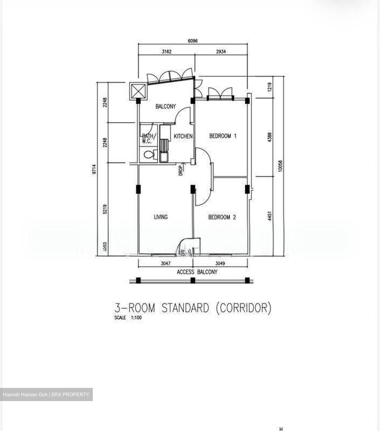 Blk 97 Jalan Dua (Geylang), HDB 3 Rooms #620775411